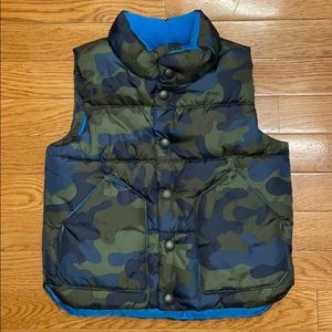 Camouflage Puffer Vest